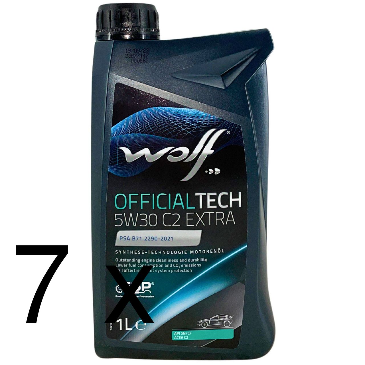 Wolf OfficialTech 5W-30 C2 Extra 7x1 Liter