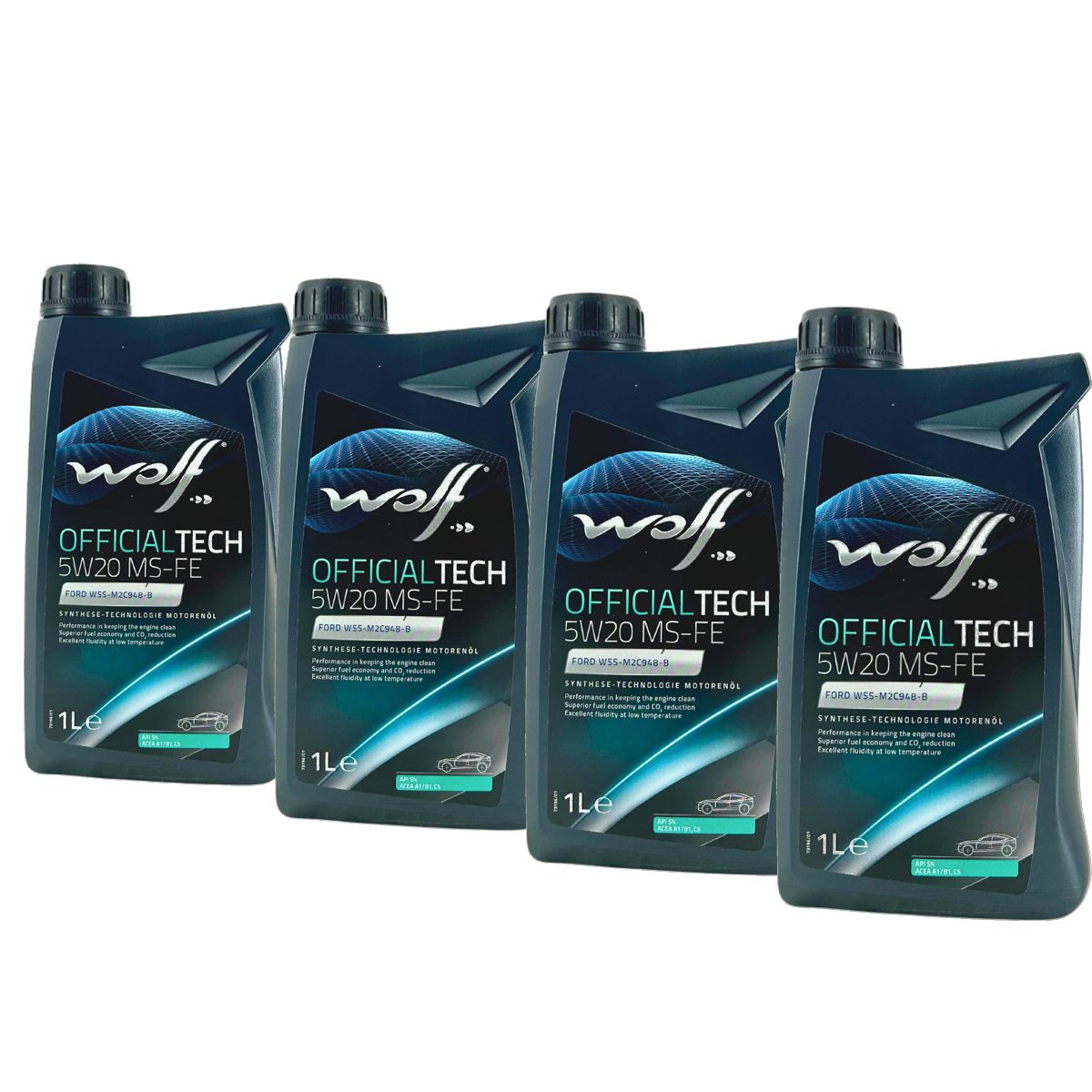 Wolf OfficialTech 5W-20 MS-FE 4x1 Liter