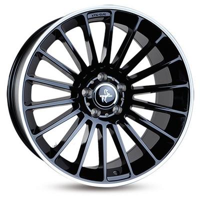 KESKIN WHEELS KT15 SPEED black lip polished 7.0Jx16 5x108 ET40