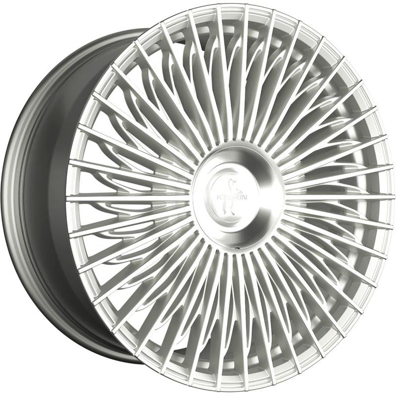 KESKIN WHEELS KT X1 EXCLUSIVE silver front polished 9.5Jx21 5x112 ET33