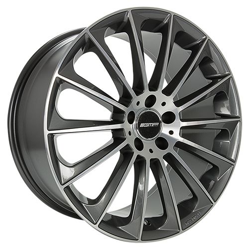 GMP STELLAR anthrazit diamantgeschliffen 10.0Jx22 5x112 ET50