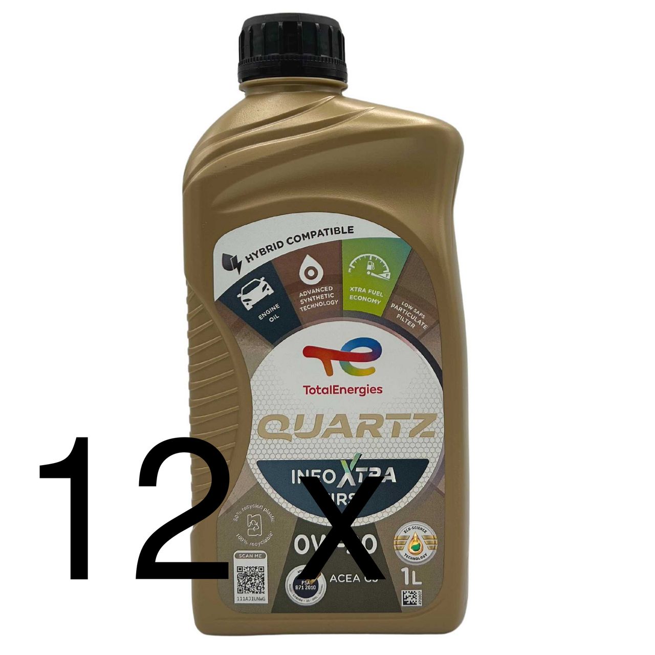 Total Quartz Ineo Xtra First 0W-20 12x1 Liter Total Quartz Ineo Xtra First 0W-20 12x1 Liter