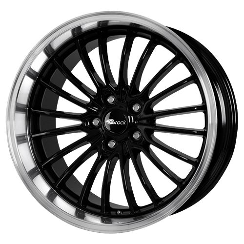 BROCK B24-GP schwarzglanz Horn poliert 8.5Jx19 5x115 ET40