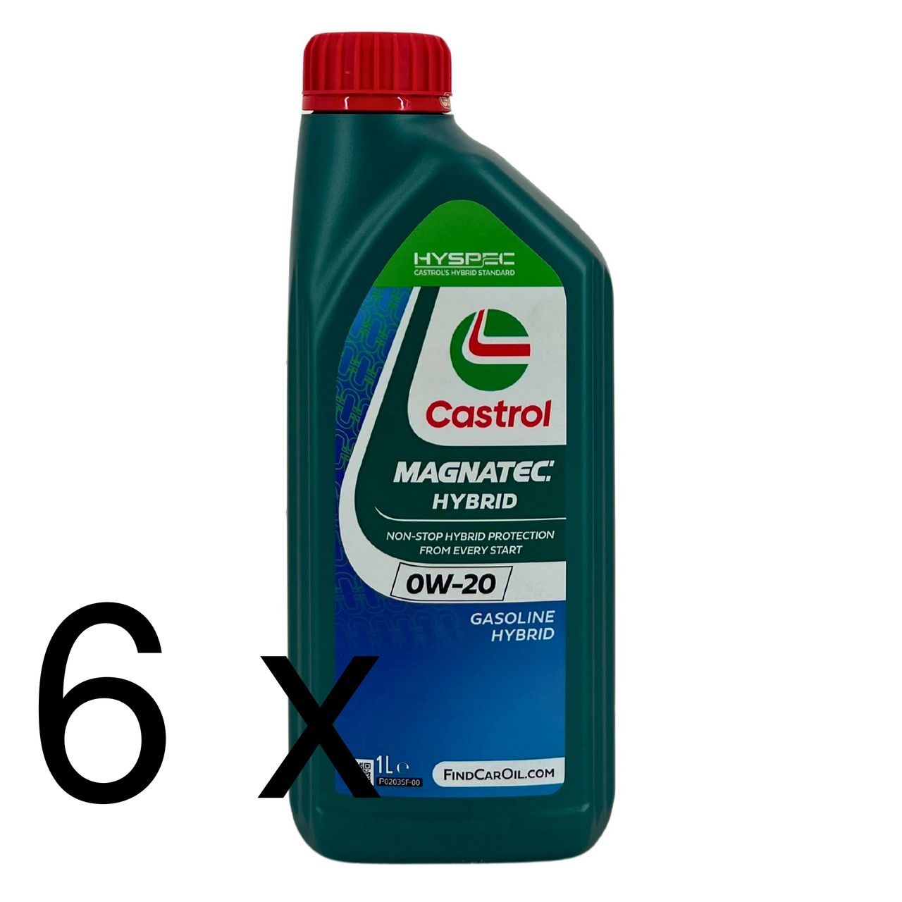 Castrol Magnatec Hybrid 0W-20 6x1 Liter Castrol Magnatec Hybrid 0W-20 6x1 Liter