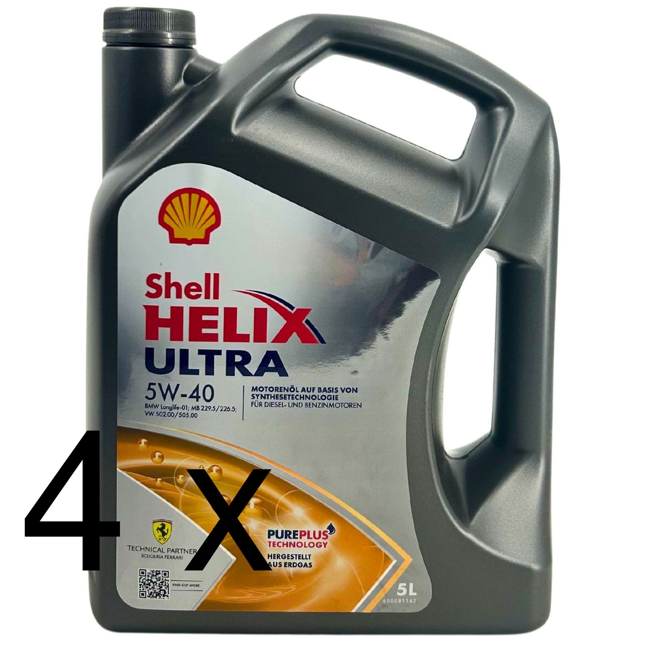 Shell Helix Ultra 5W-40 4x5 Liter Shell Helix Ultra 5W-40 4x5 Liter