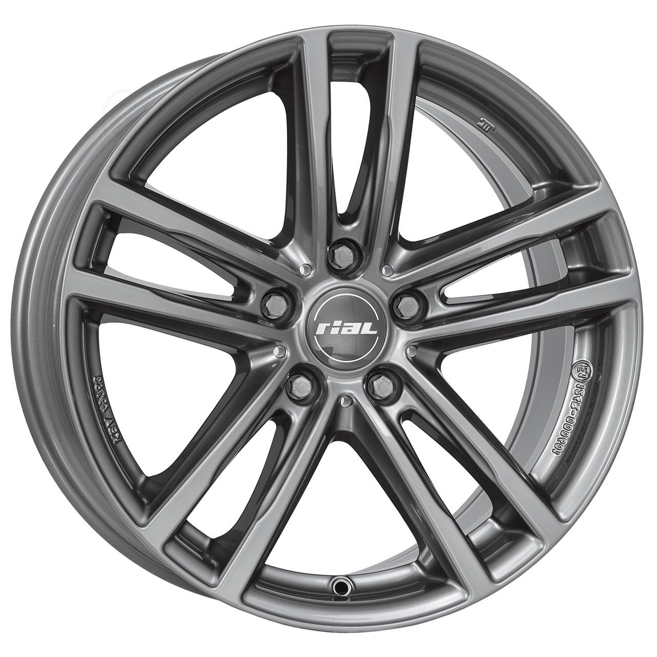 RIAL X10 metal grey 8.0Jx18 5x112 ET30
