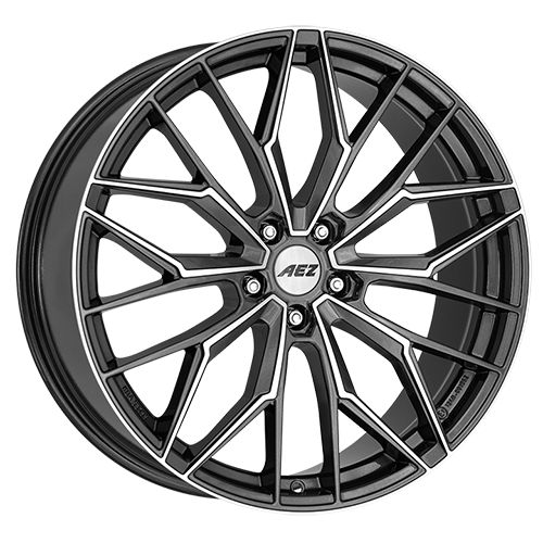 AEZ PORTO DARK gunmetal/front-polished 8.0Jx18 5x112 ET40