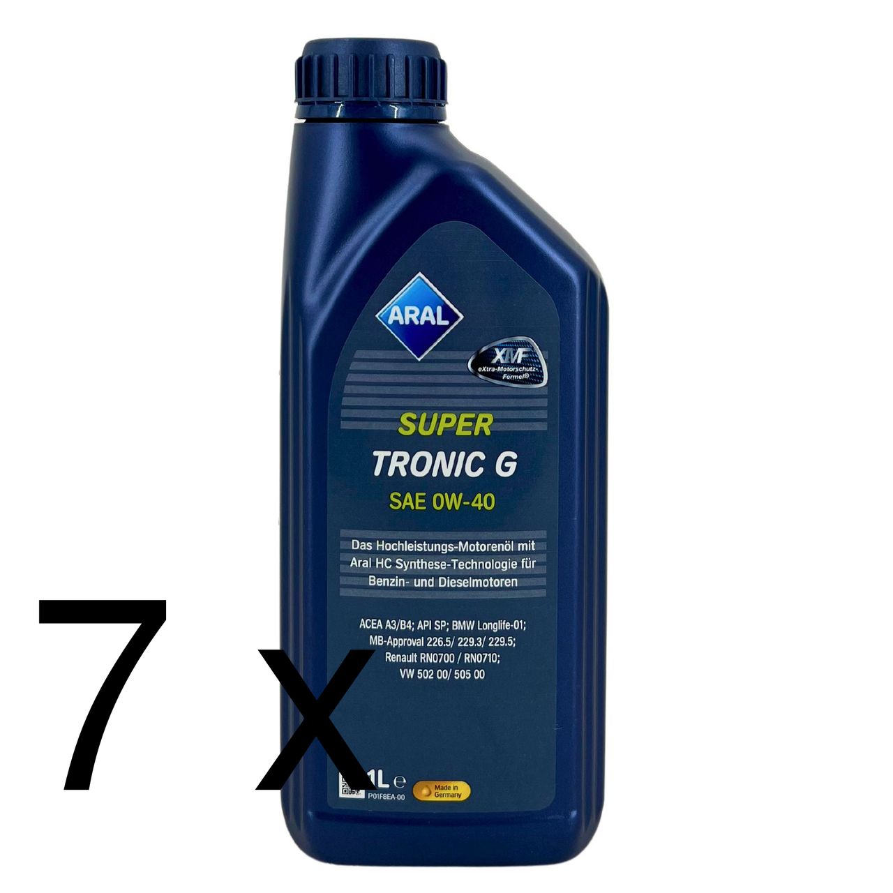 Aral SuperTronic G 0W-40 7x1 Liter Aral SuperTronic G 0W-40 7x1 Liter