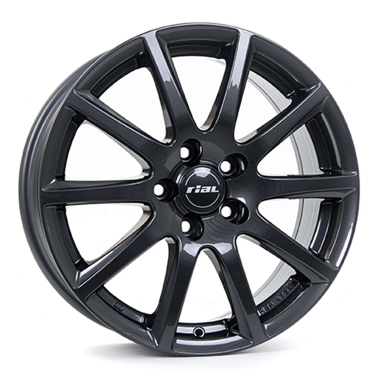 RIAL MILANO 5-LOCH titanium 7.5Jx18 5x108 ET45