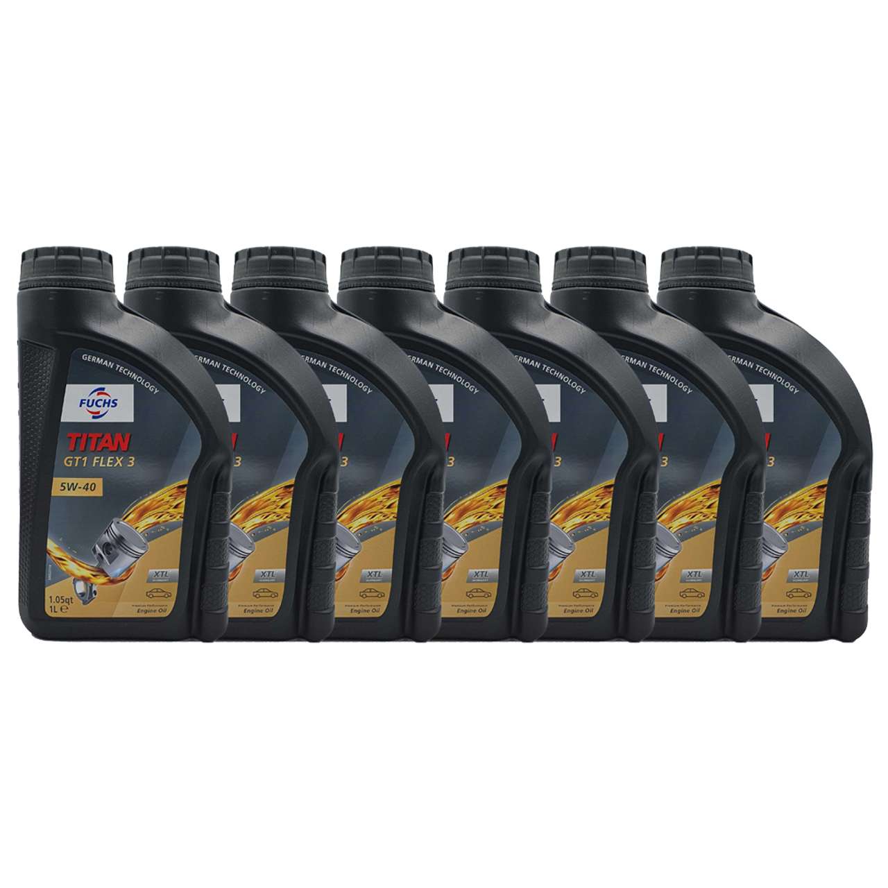 Fuchs Titan GT1 Flex 3 5W-40 7x1 Liter