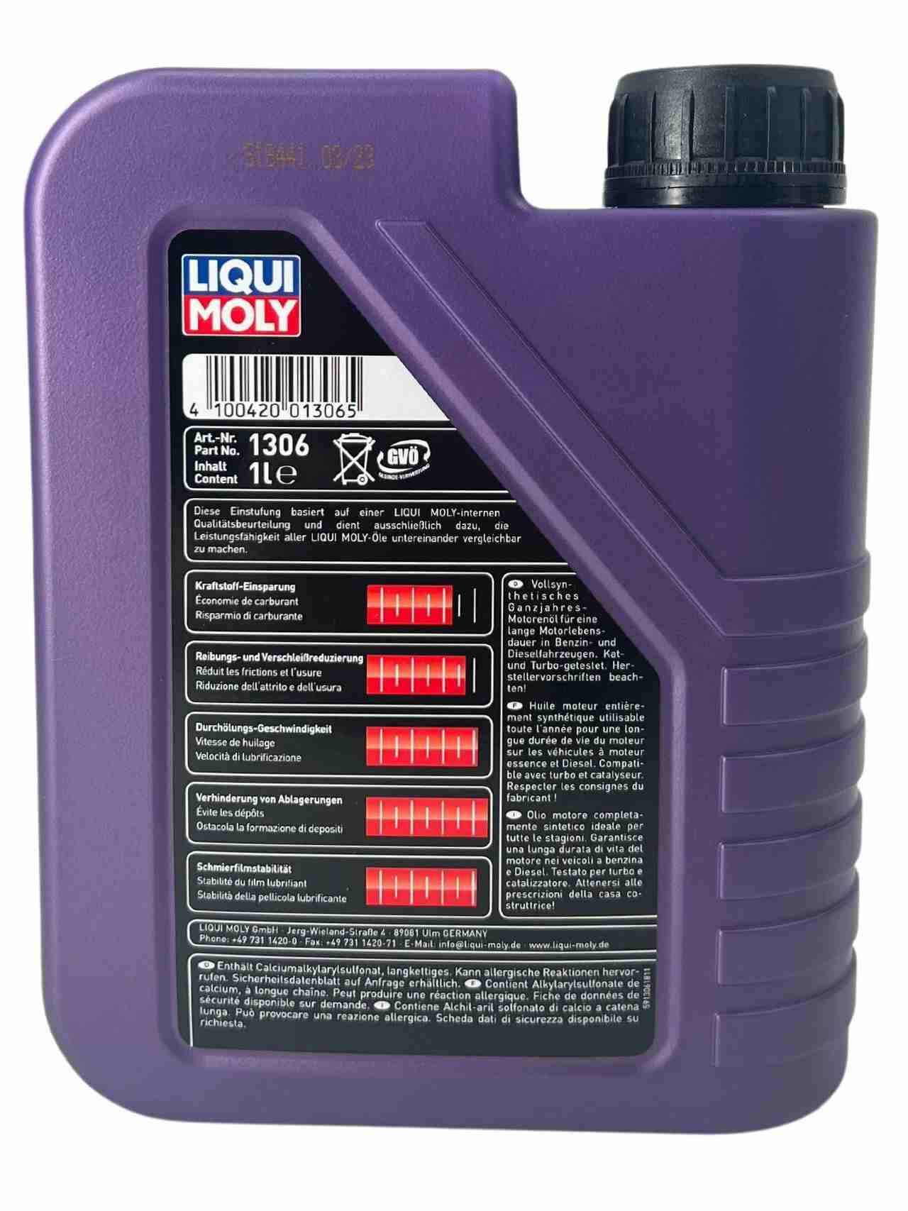 Liqui Moly Synthoil High Tech 5W-40 1 Liter