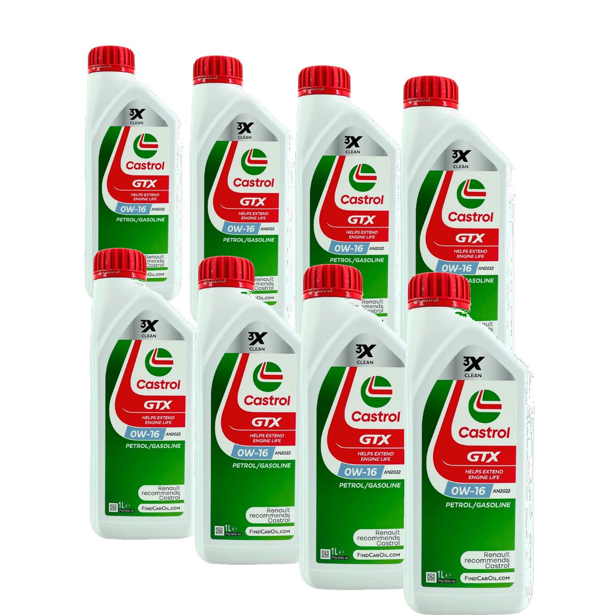 Castrol GTX 0W-16 AN2022 8x1 Liter