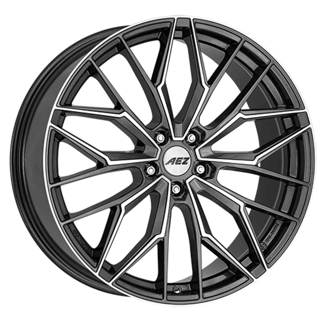 AEZ PORTO DARK gunmetal/front-polished 8.0Jx20 5x112 ET45