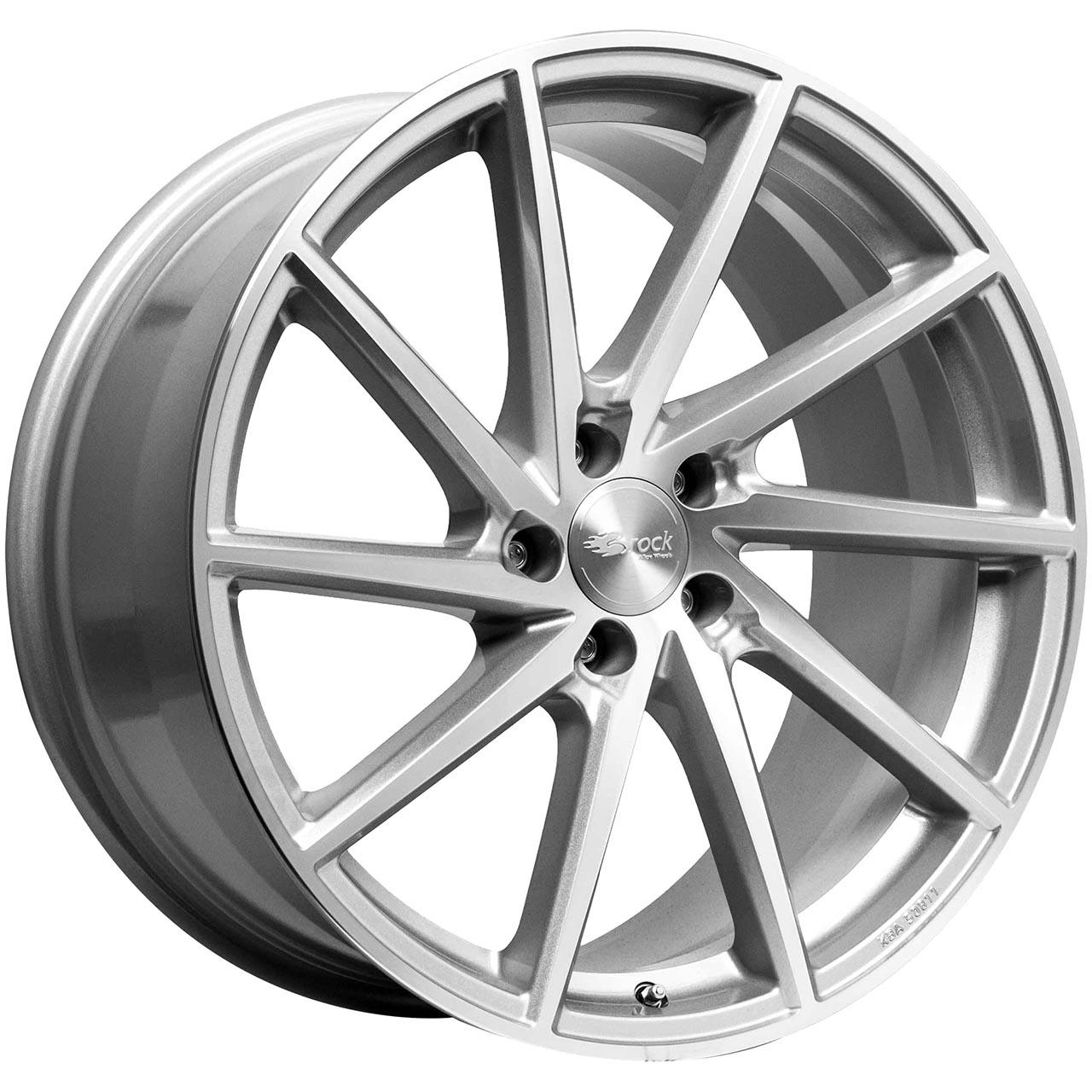 Brock B37 Kristallsilber voll poliert ksvp 8.5x19 5x114.3 ET45