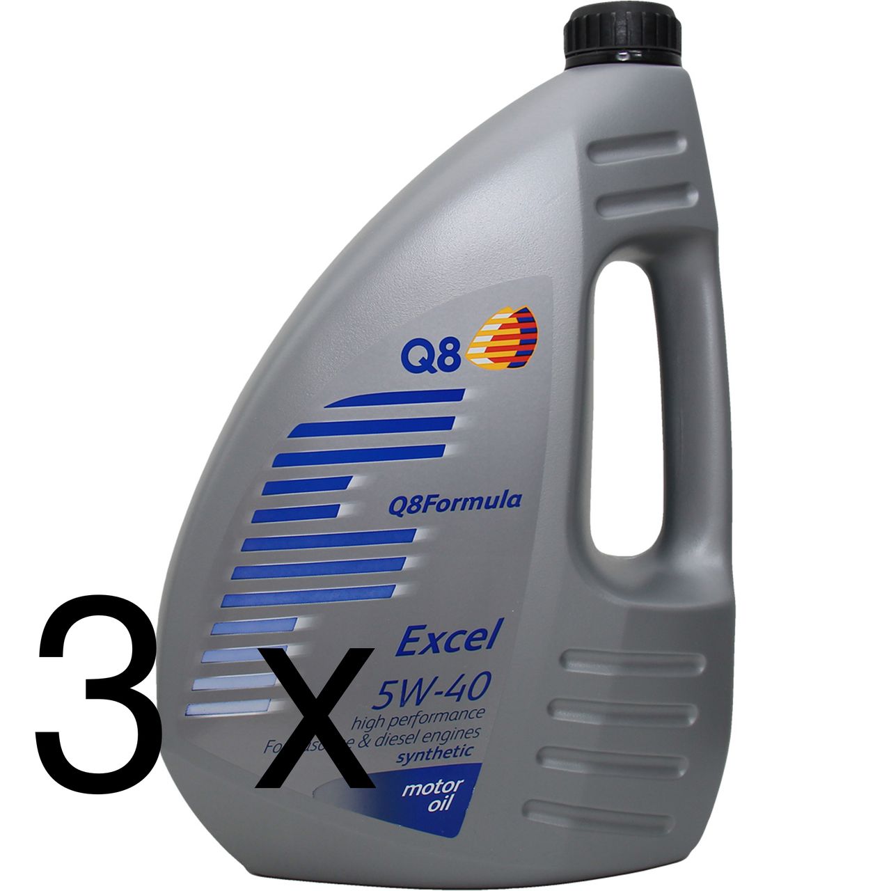 Q8 Formula Excel 5W-40 3x4 Liter
