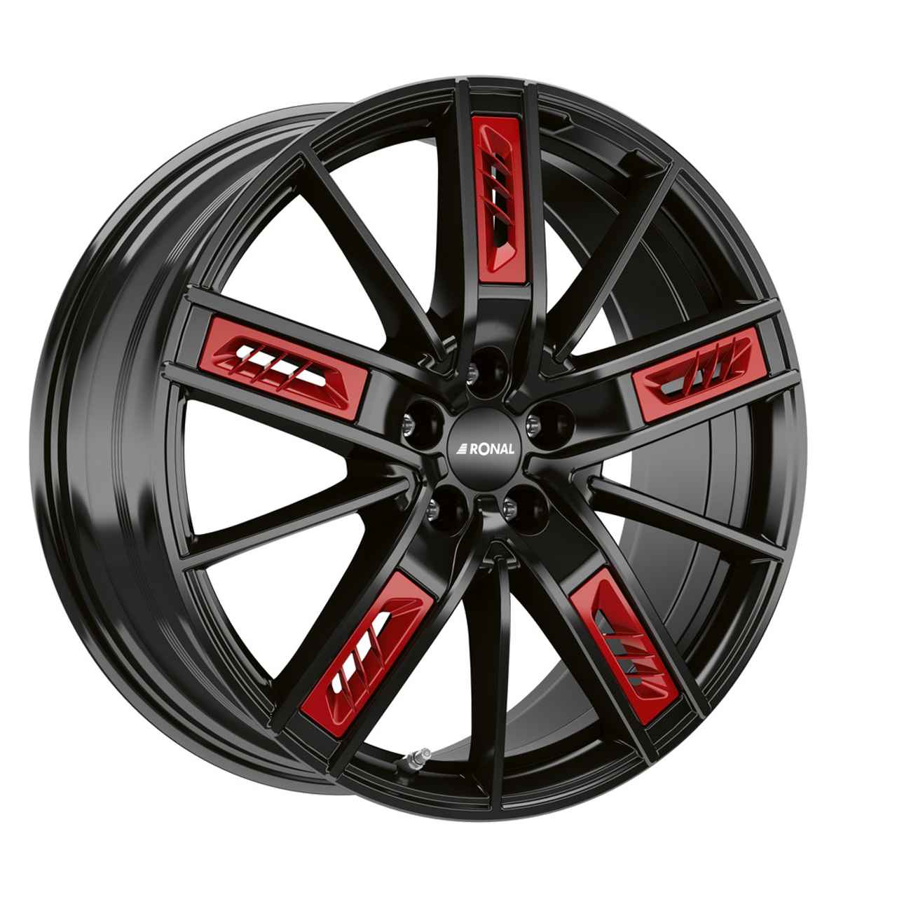 RONAL RONAL R67 RED RIGHT jetblack 8.5Jx20 5x112 ET30