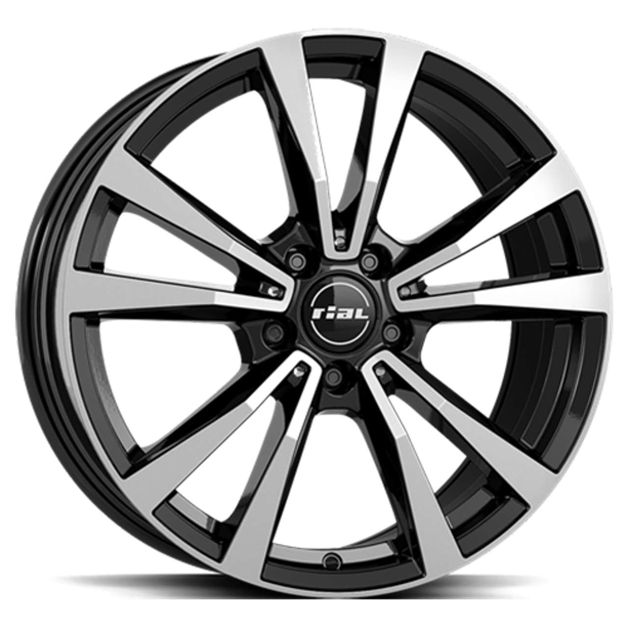 RIAL M12X diamantschwarz frontpoliert 8.0Jx19 5x112 ET28