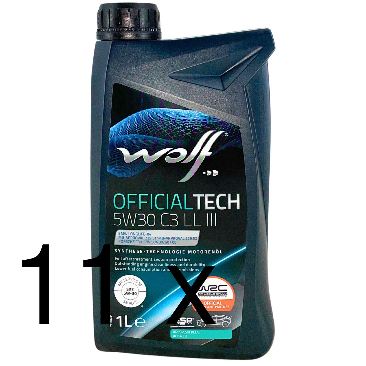 Wolf OfficialTech 5W-30 C3 LL III 11x1 Liter