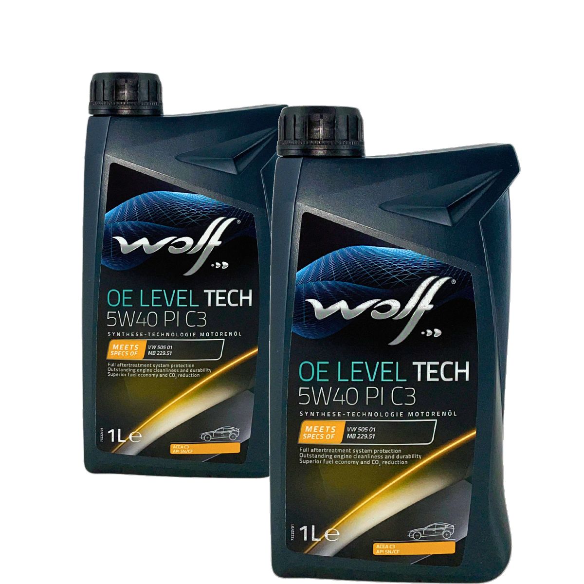 Wolf OE LevelTech 5W-40 PI C3 2x1 Liter