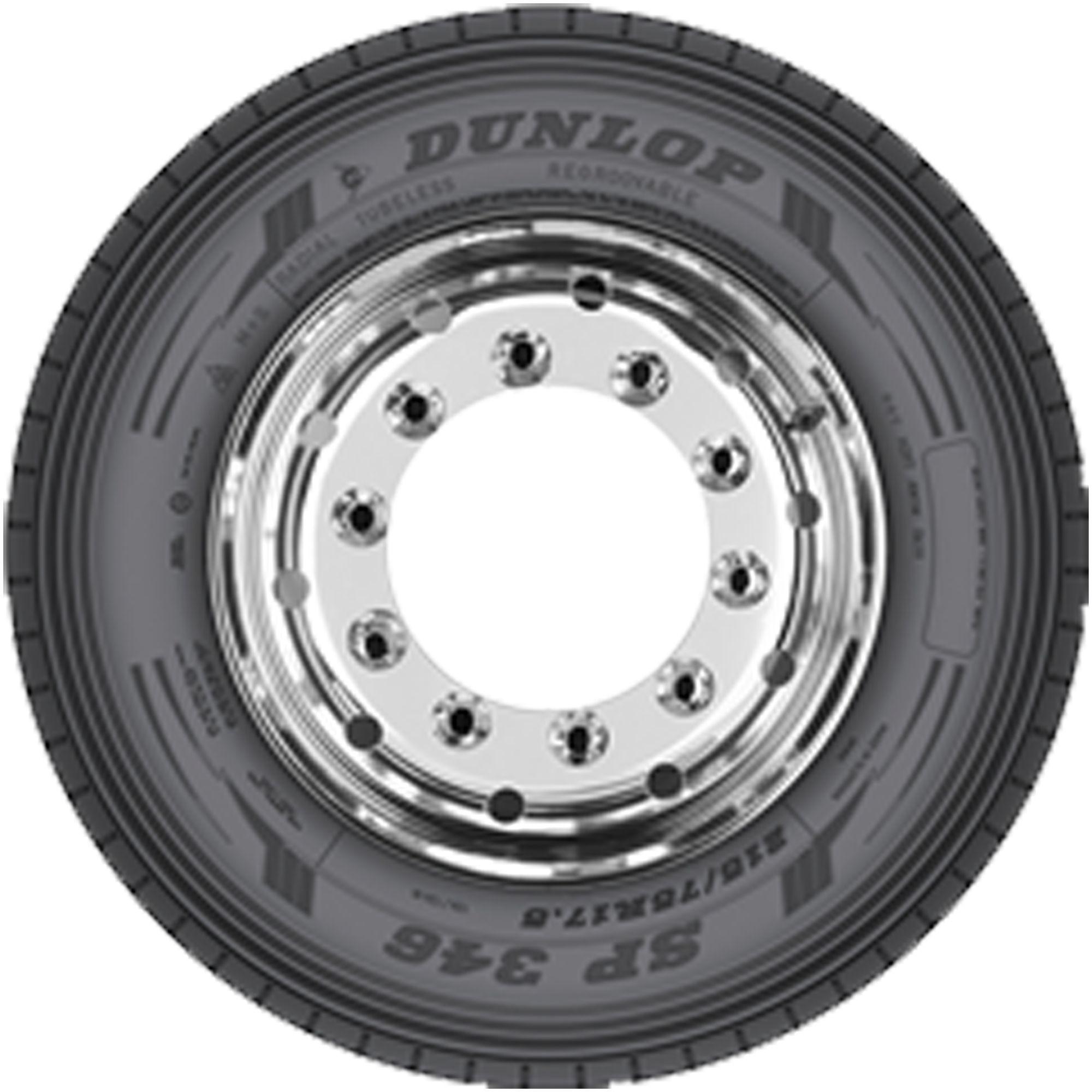 DUNLOP 295/60 R 22.5 TL 150/147K (149/146L) SP 346 16PR M+S 3PMSF LRH