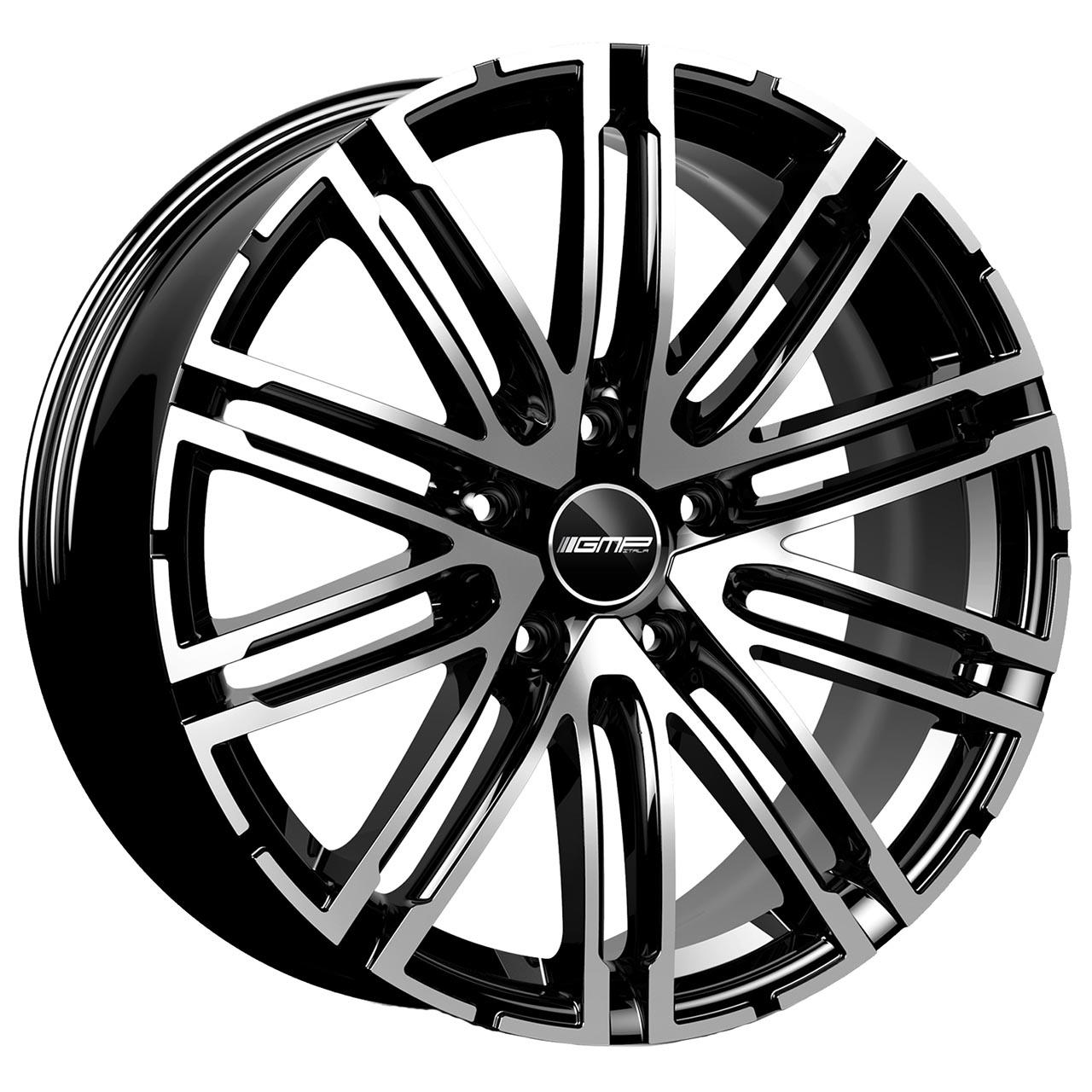 GMP STELLAR schwarz diamantgeschliffen 9.0Jx18 5x112 ET35