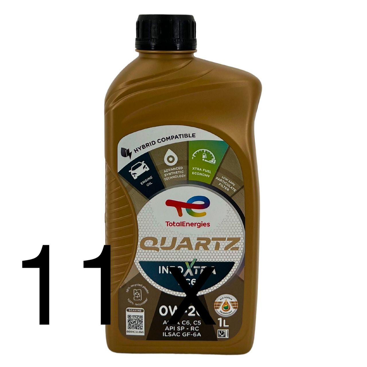 Total Quartz Ineo Xtra EC6 0W-20 11x1 Liter