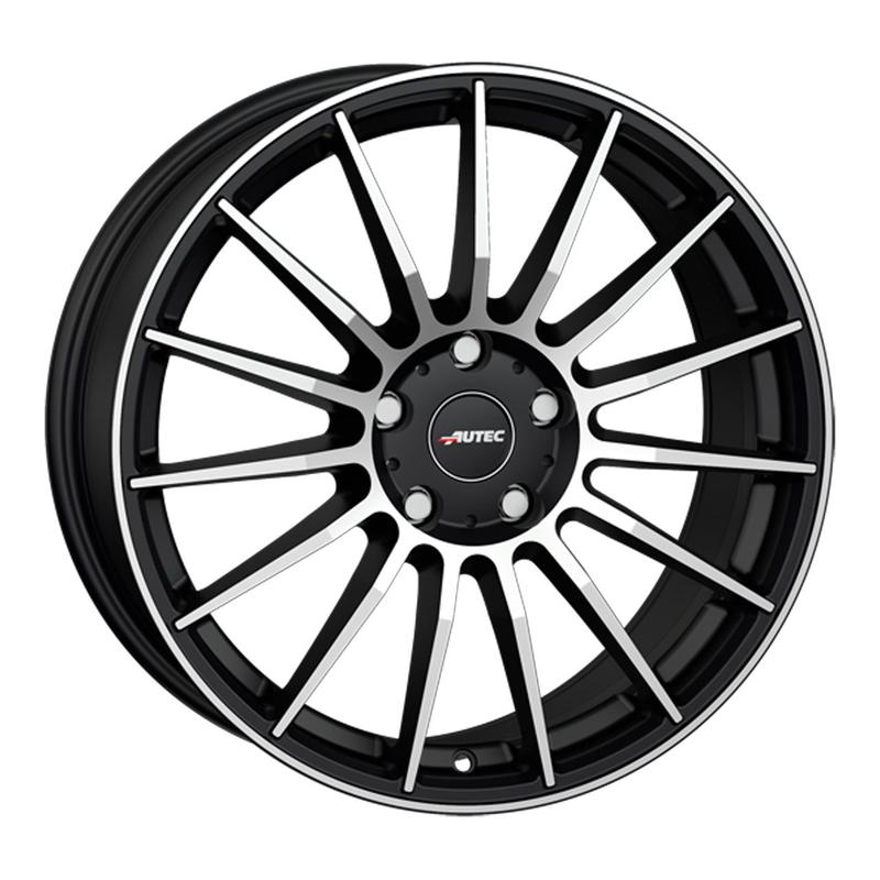 AUTEC TYP L - LAMERA schwarzmatt poliert 7.5Jx17 5x100 ET40