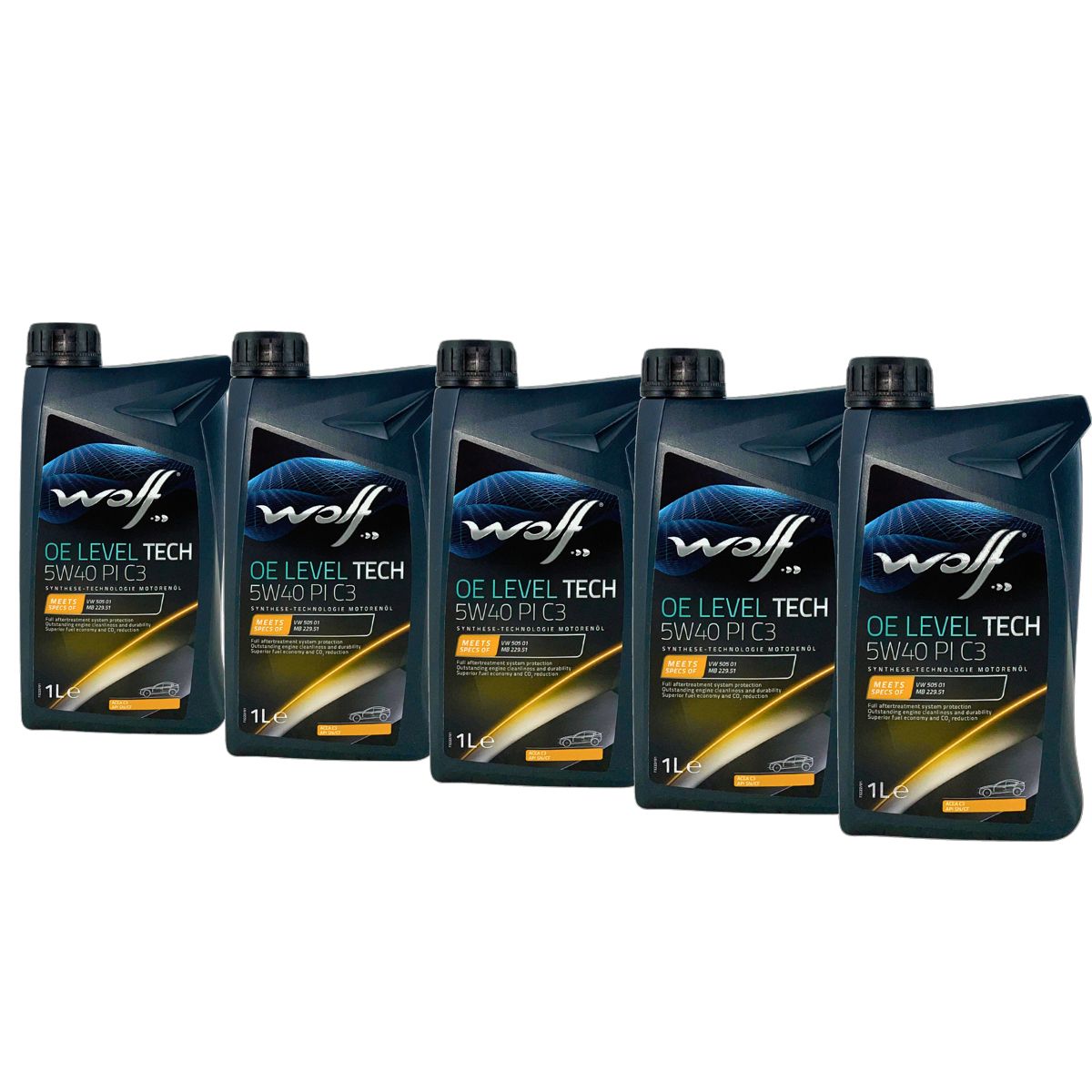 Wolf OE LevelTech 5W-40 PI C3 5x1 Liter