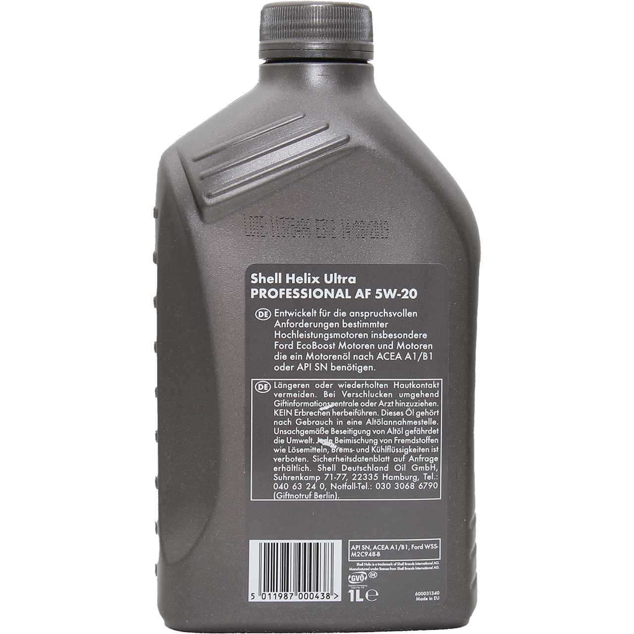 Shell Helix Ultra Professional AF 5W-20 1 Liter