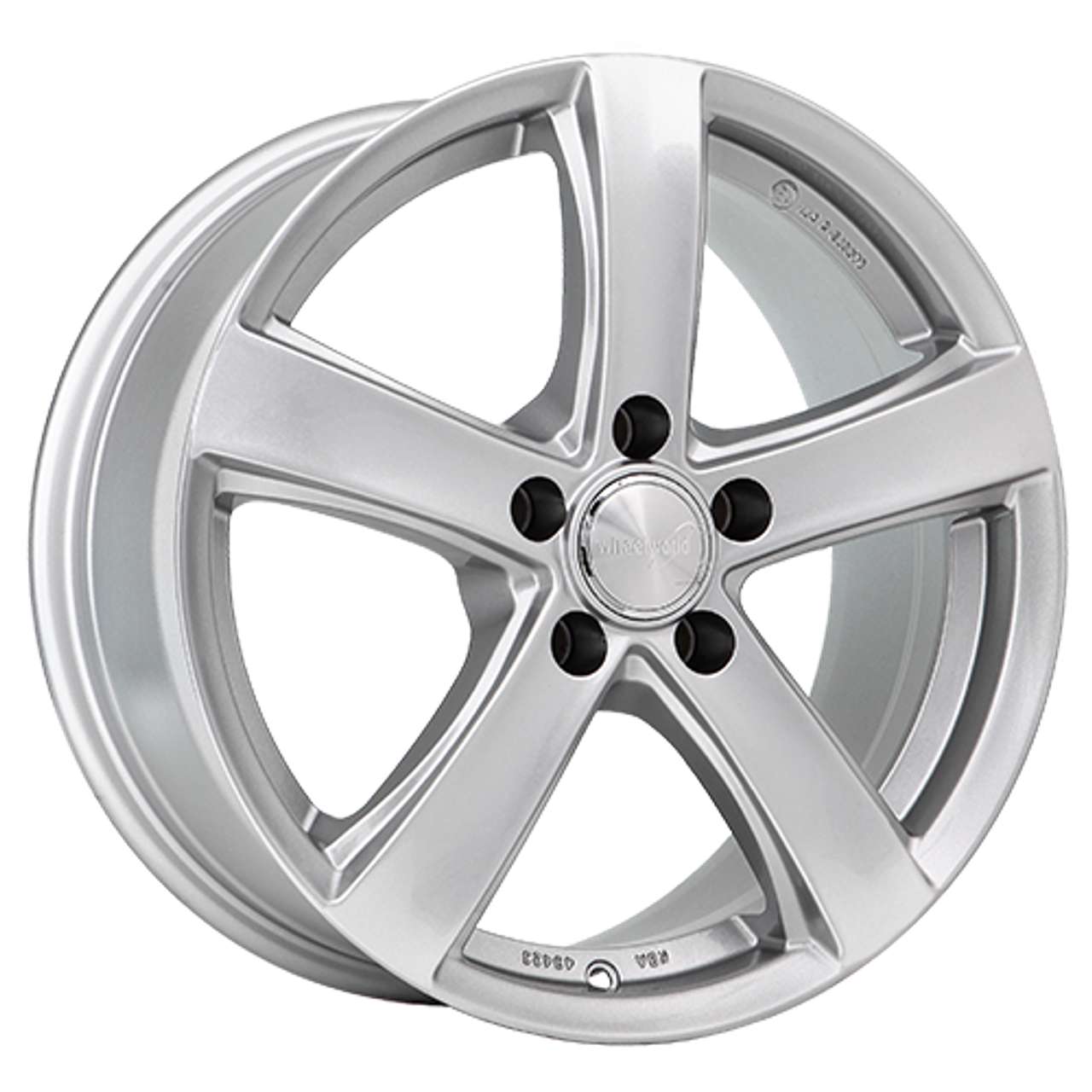 WHEELWORLD-2DRV WH24 Race Silber lackiert 6.5Jx16 5x112 ET46