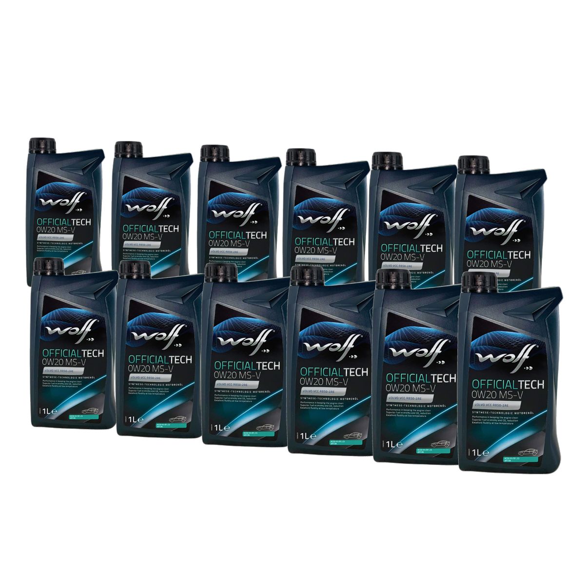 Wolf OfficialTech 0W-20 MS-V 12x1 Liter