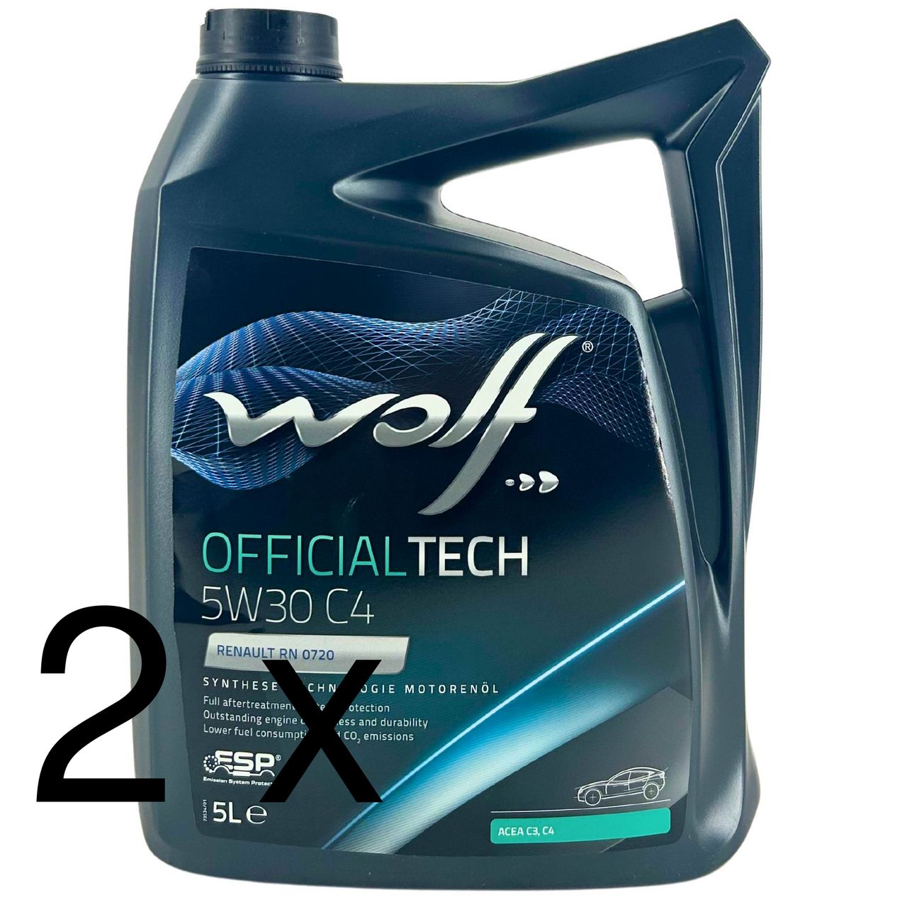 Wolf OfficialTech 5W-30 C4 2x5 Liter