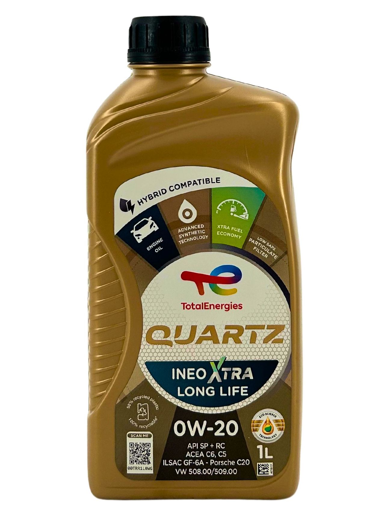 Total Quartz Ineo Xtra Longlife 0W-20 1 Liter Total Quartz Ineo Xtra Longlife 0W-20 1 Liter