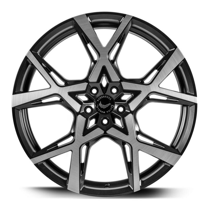 BARRACUDA PROJECT X Black brushed Surface 10.0Jx22 5x127 ET45