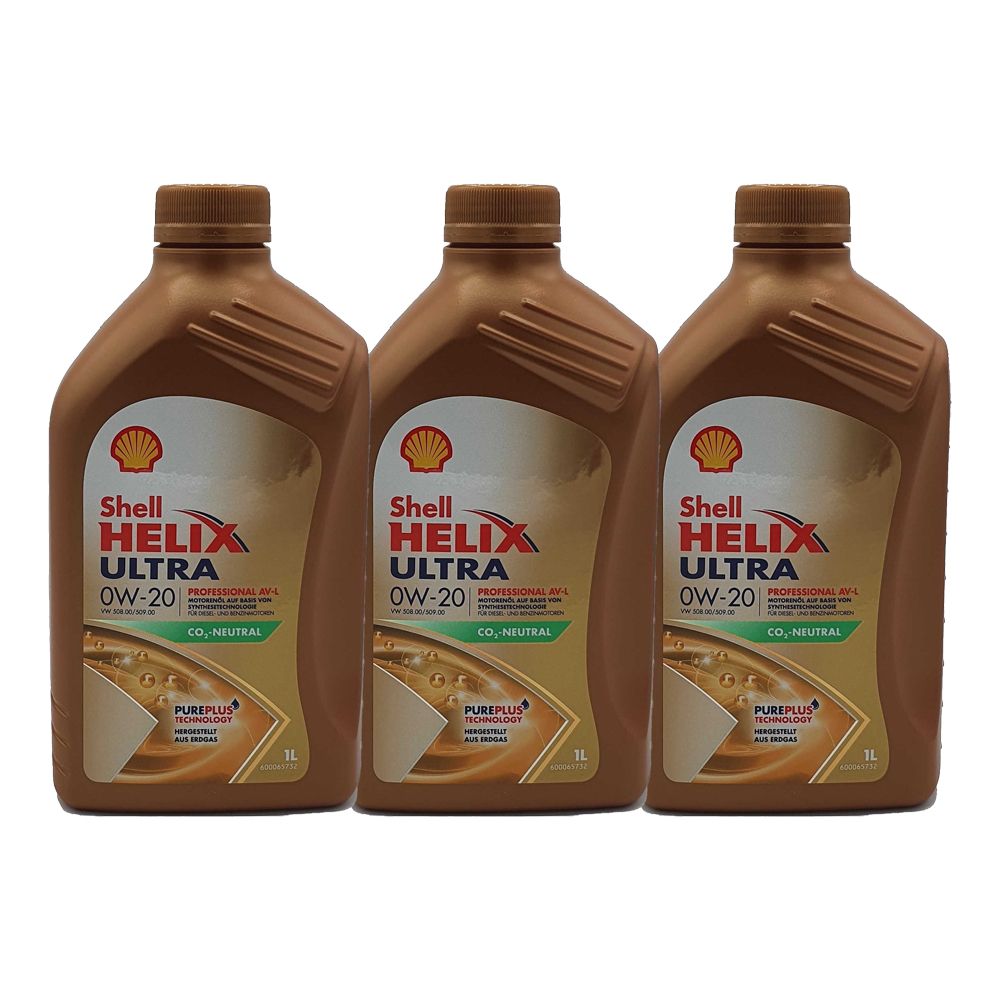 Shell Helix Ultra Professional AV-L 0W-20 3x1 Liter