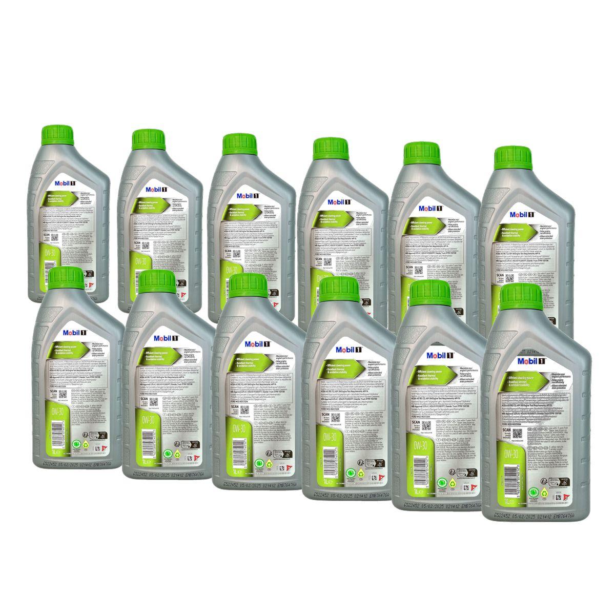 Mobil 1 ESP LV 0W-30 12x1 Liter