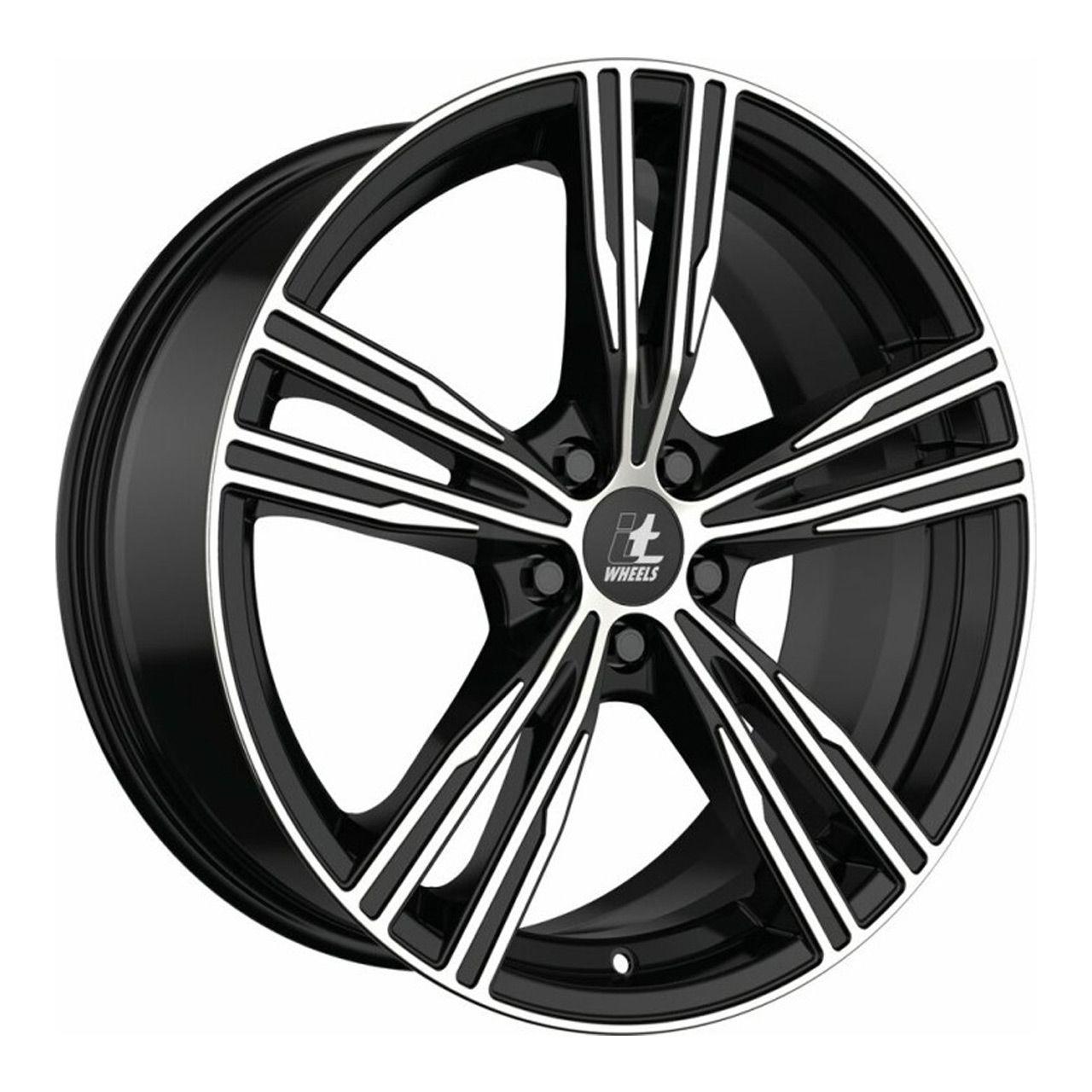 ITWHEELS AMOS glanzschwarz poliert 8.0Jx18 5x114.3 ET40