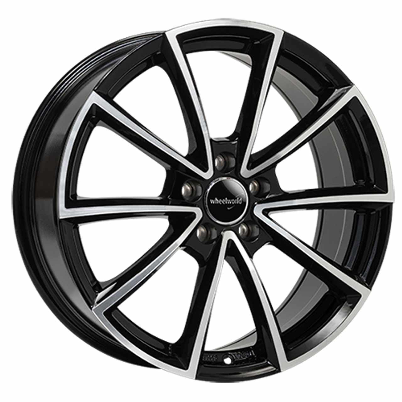 WHEELWORLD-2DRV WH28 schwarz hochglanzpoliert 7.5Jx17 5x114 ET45