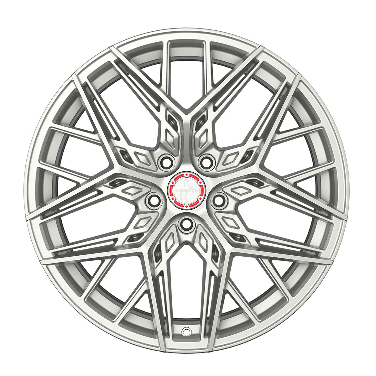 KESKIN WHEELS KT25 PEARL silver painted 8.5Jx20 5x112 ET30