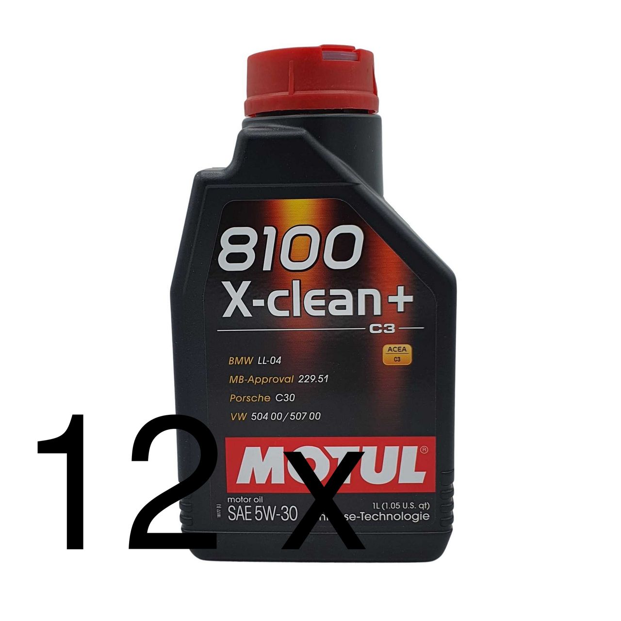 Motul 8100 X-clean+ 5W-30 12x1 Liter