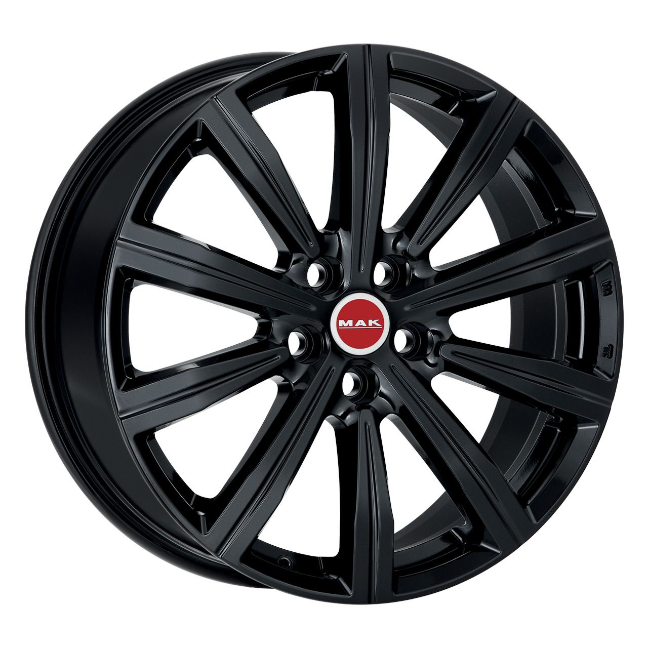 MAK BIRMINGHAM UNIVERSAL gloss black 8.5Jx20 5x120 ET43