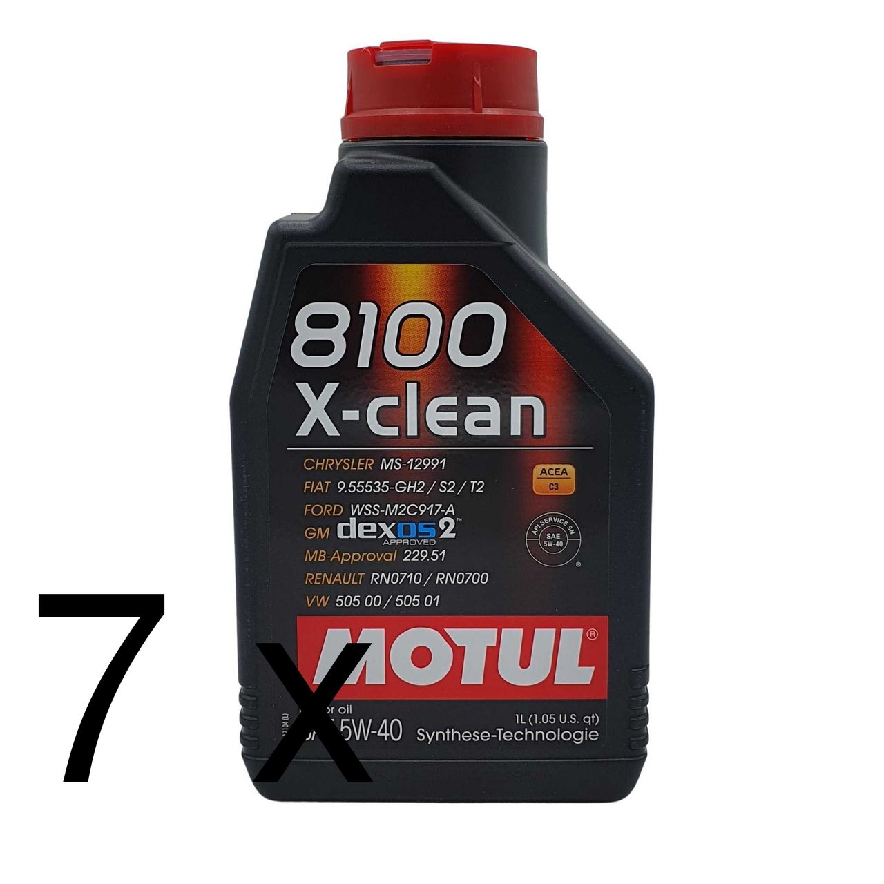Motul 8100 X-clean 5W-40 7x1 Liter Motul 8100 X-clean 5W-40 7x1 Liter