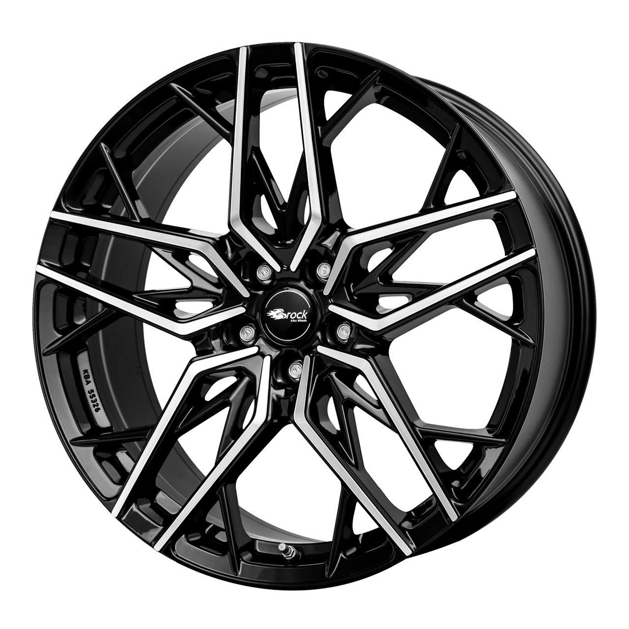BROCK B44 schwarz glanz voll-poliert (sgvp) 8.5Jx20 5x114.3 ET30