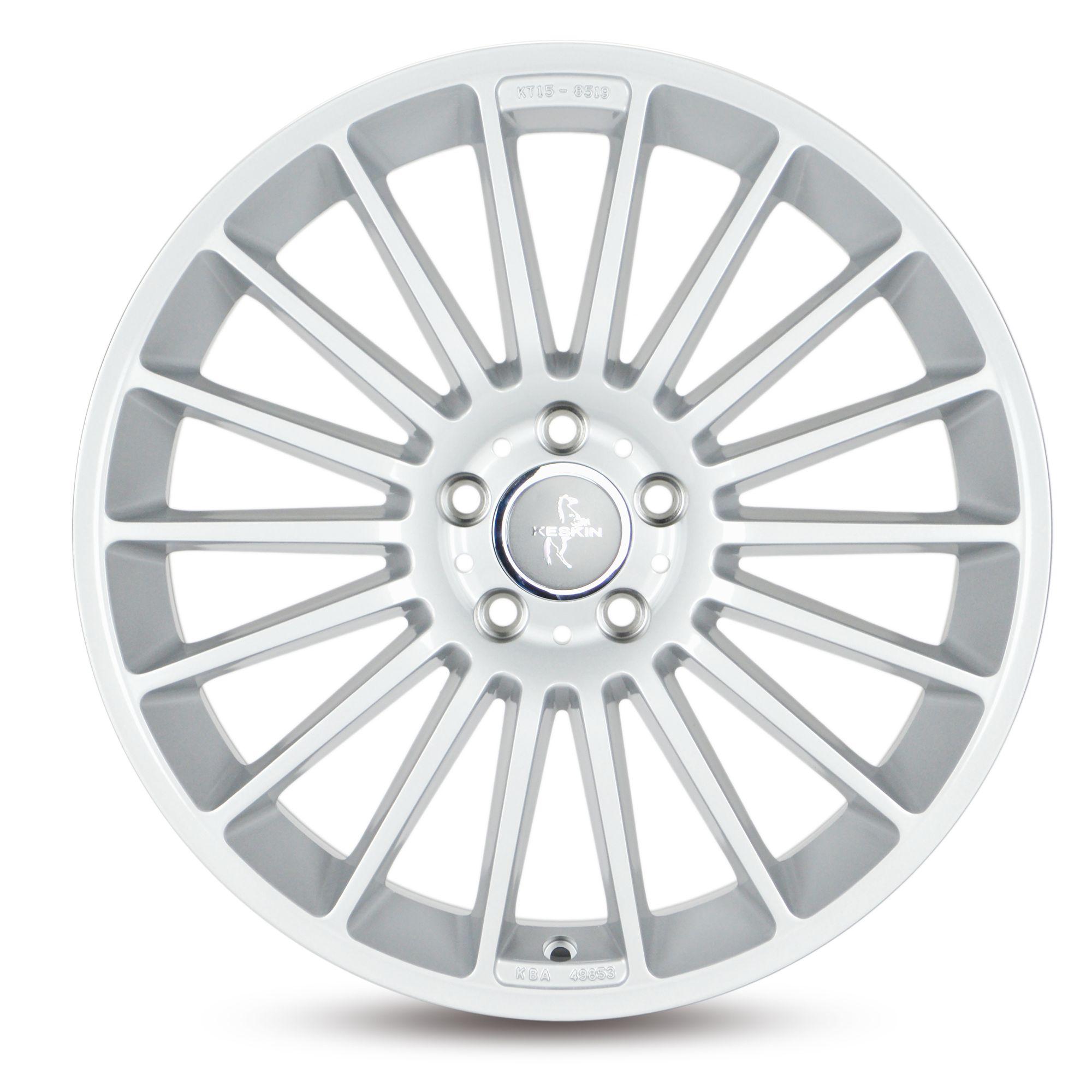 KESKIN WHEELS KT15 SPEED silver painted 7.0Jx16 5x120 ET50