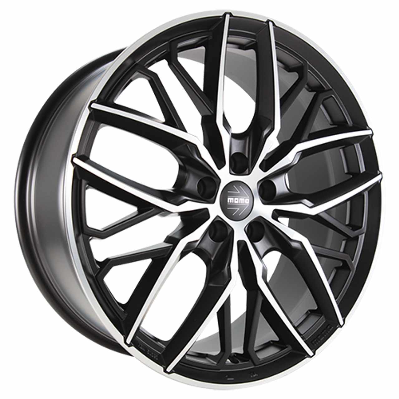 MOMO WHEELS SPIDER black matt polish 8.5Jx19 5x112 ET35