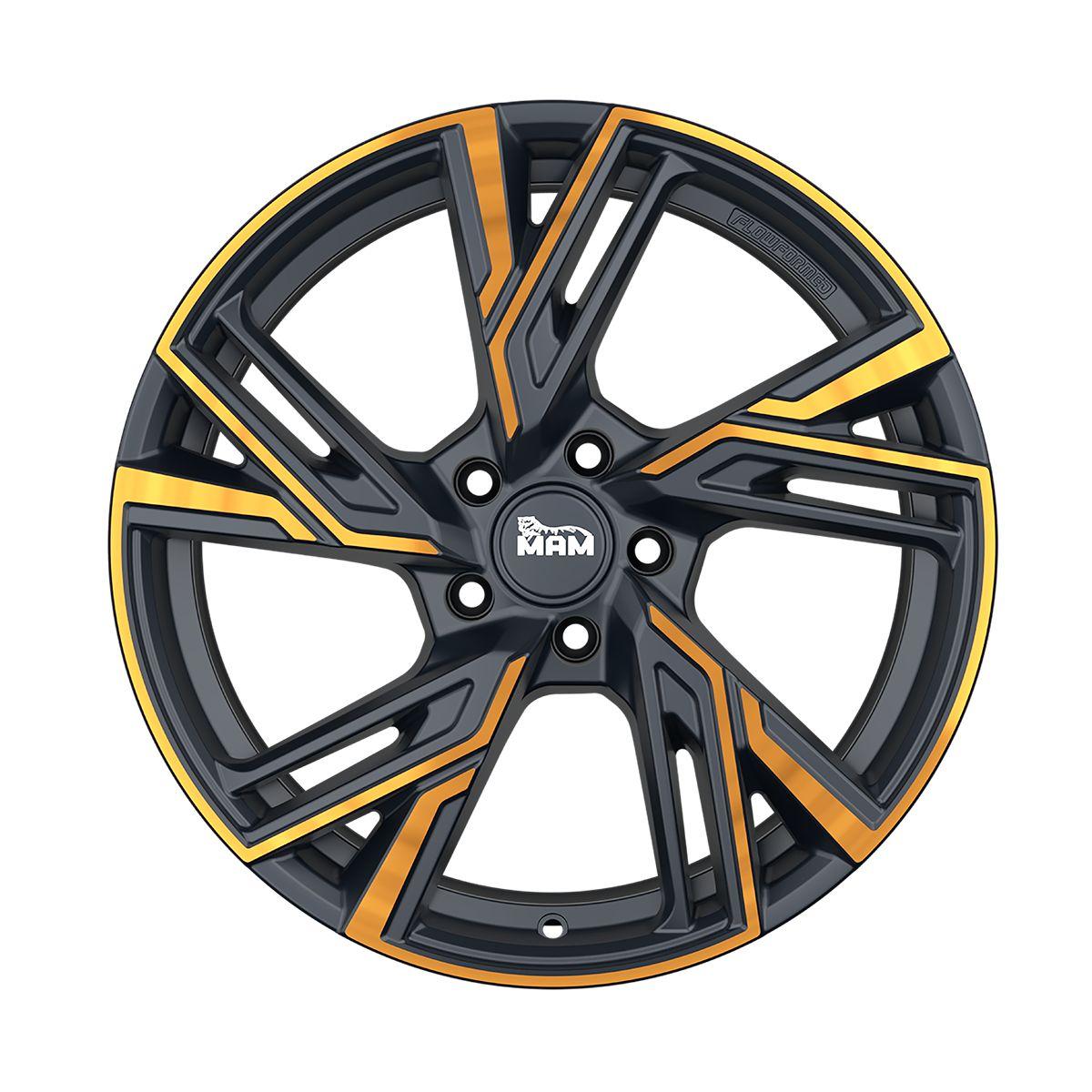 MAM WHEELS MAM RS5 matt black front copper 8.5Jx20 5x114.3 ET45