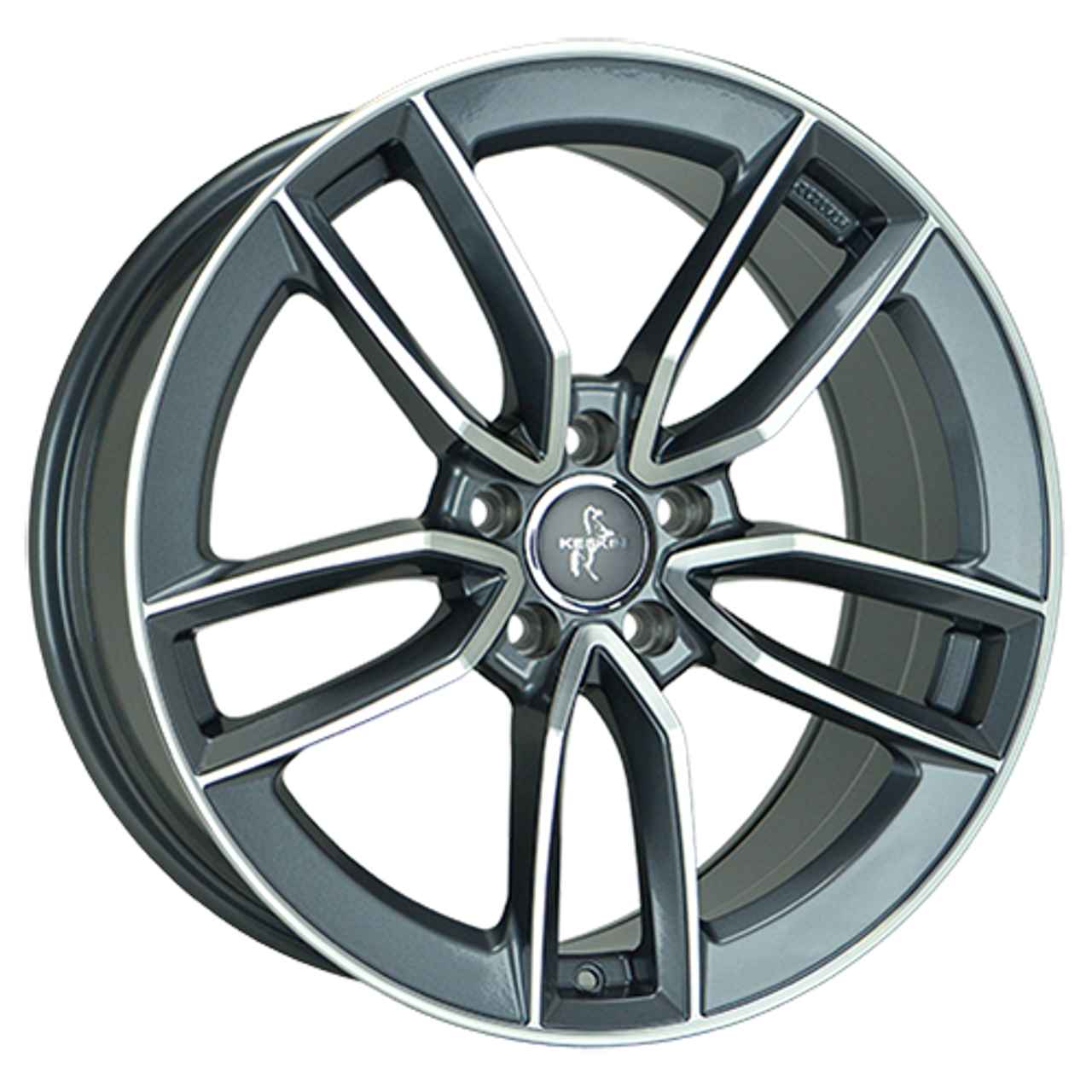 KESKIN KT21 ELEGANT palladium front polished 8.0Jx18 5x112 ET30