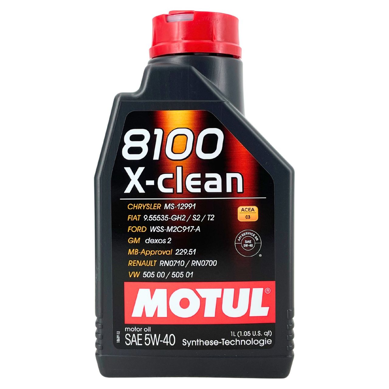 Motul 8100 X-clean 5W-40 4x1 Liter