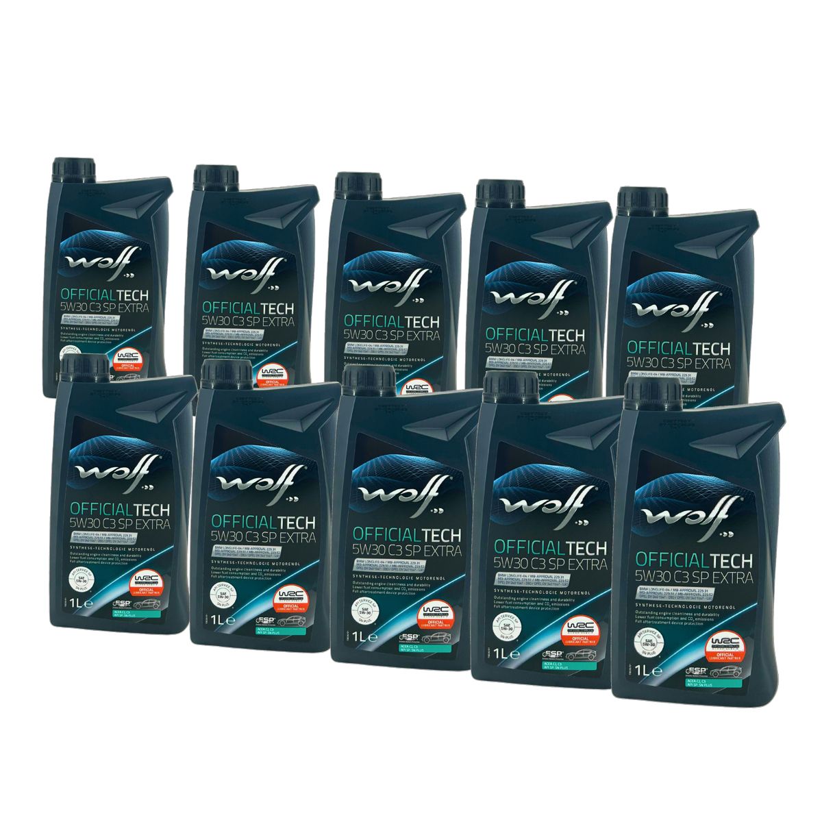 Wolf OfficialTech 5W-30 C3 SP Extra 10x1 Liter