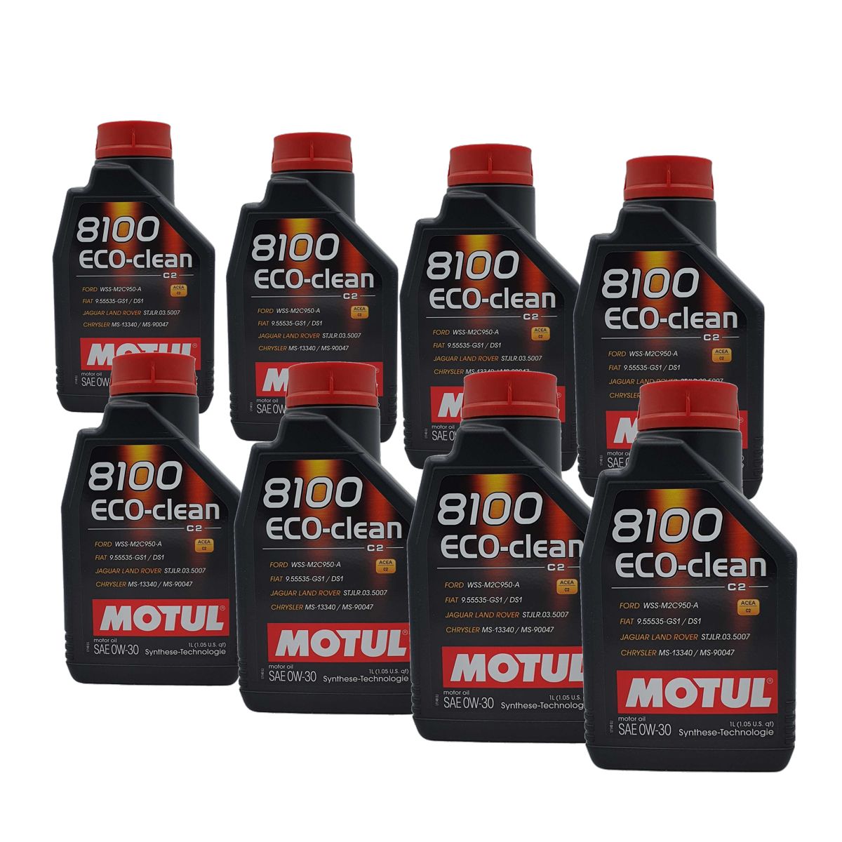 Motul 8100 Eco-clean 0W-30 8x1 Liter